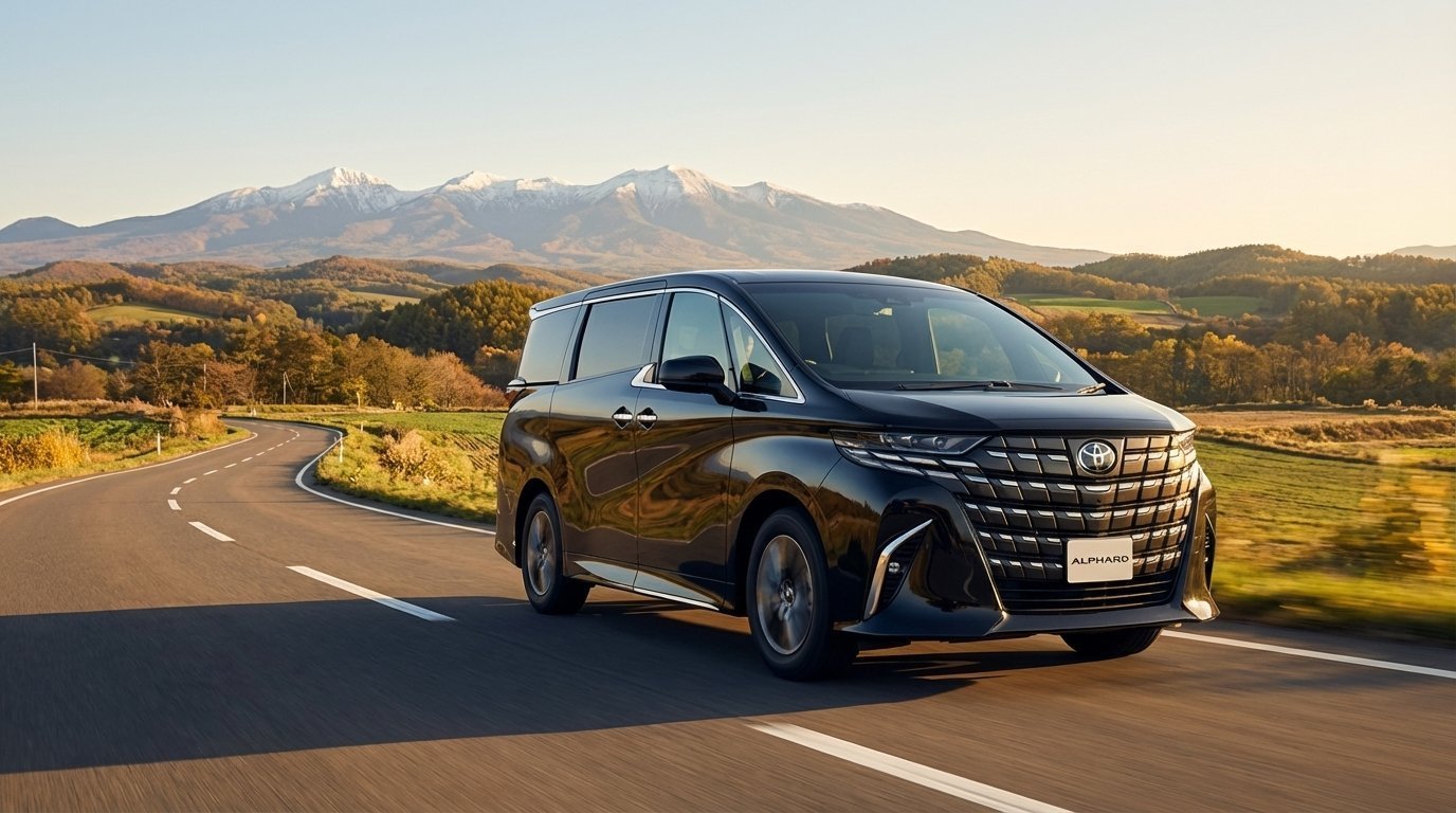 Alphard 行經郊區道路